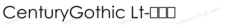 CenturyGothic Lt字体转换 CenturyGothic Lt字体转换